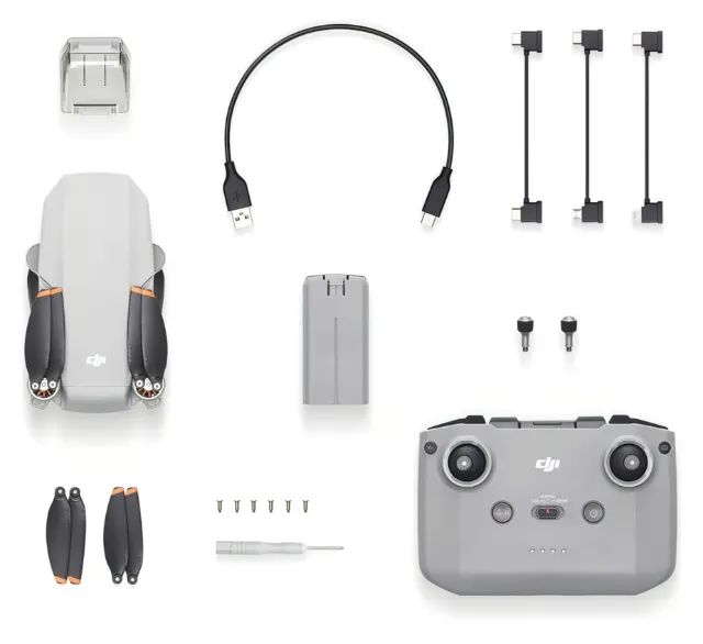 Drone DJI Mini 2 Standard com câmera 4K 2 baterias impecavel sem detalhes  - Foto 5