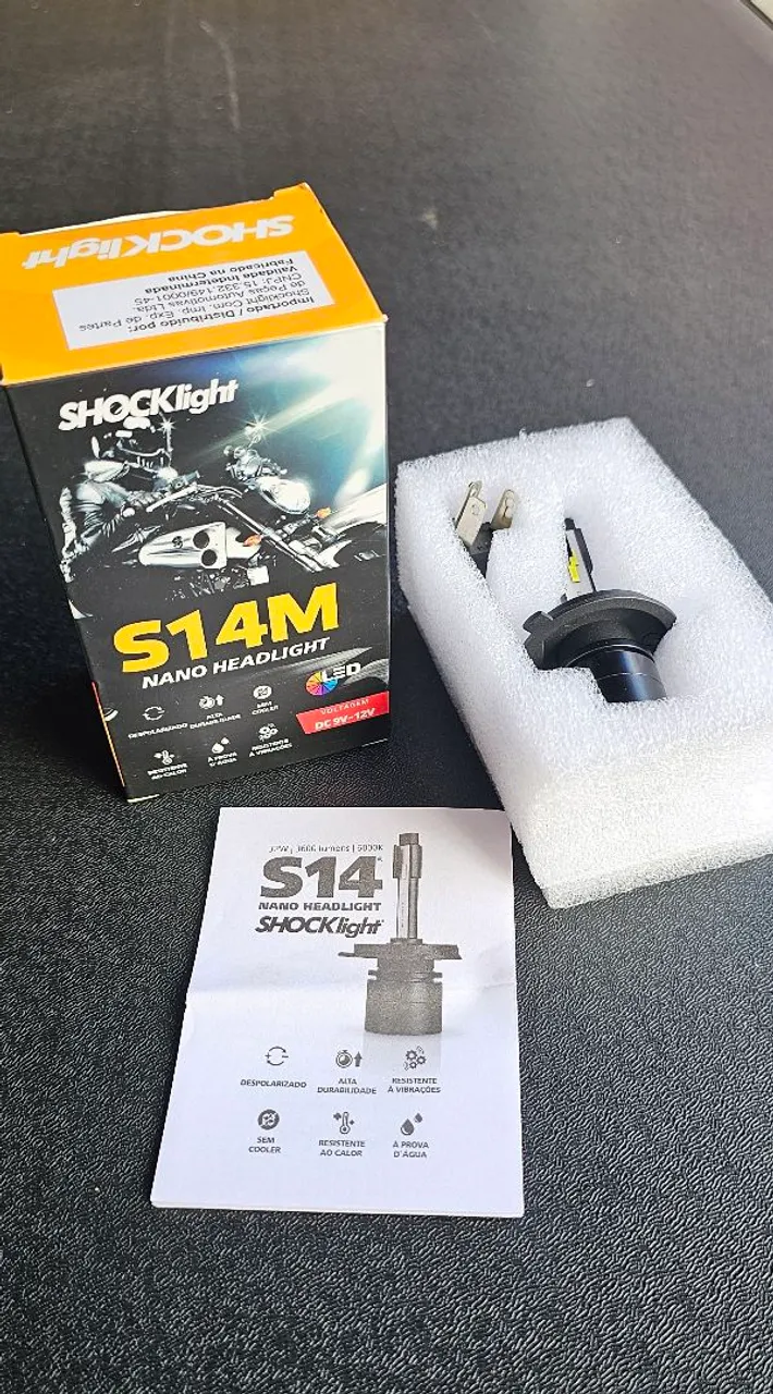 Farol LED S14M Nano Headlight Shocklight