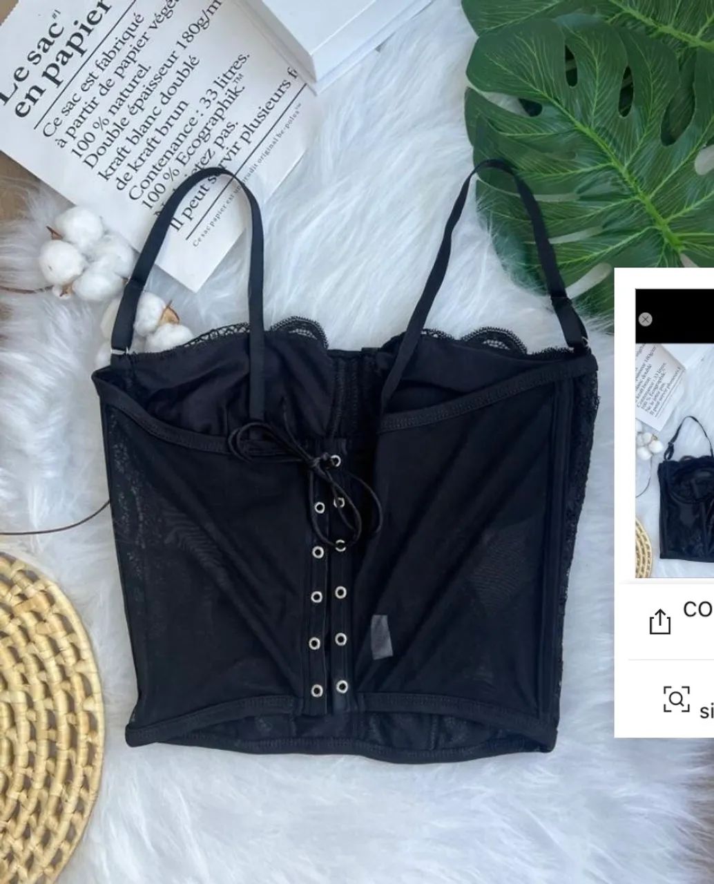 Corset preto nunca usado - Foto 2