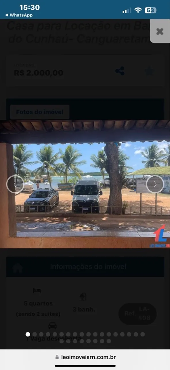 Casa de praia em Barra do cunhau