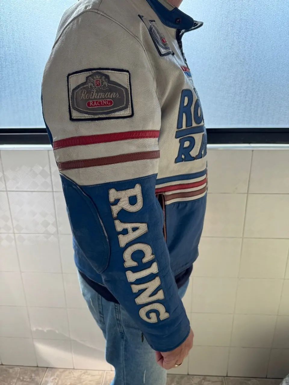blusão motociclista racing rothmans - Foto 4