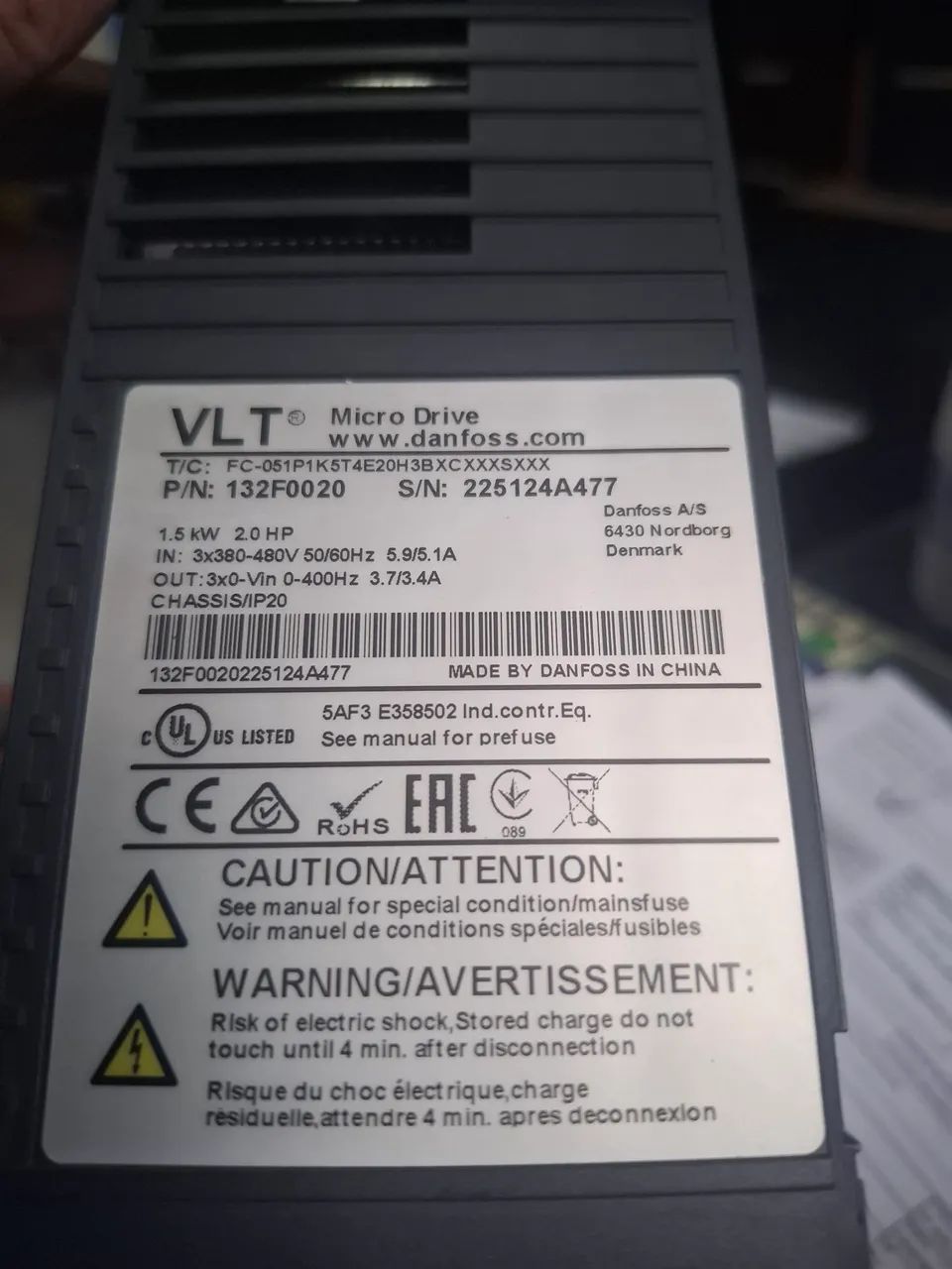 Danfoss VLT Micro Drive - Controle de Motor - Foto 2