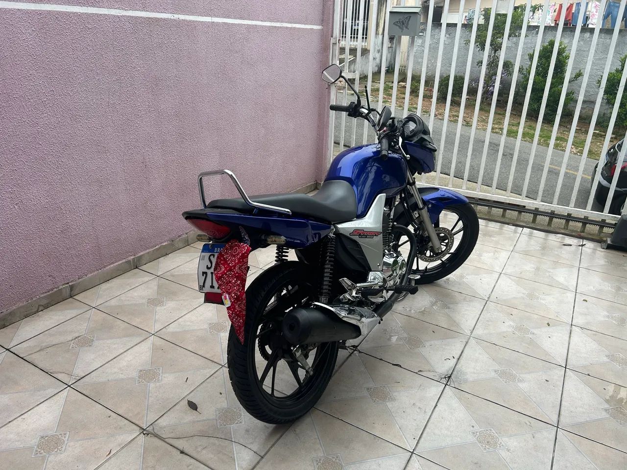 Vendo cg start 160 azul 2023 - Foto 2