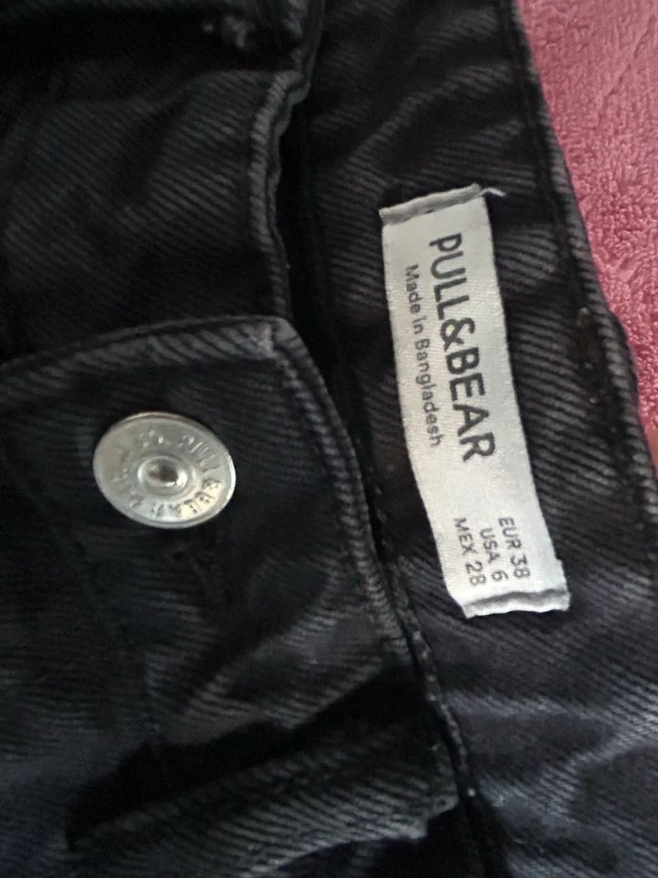 Calça jeans larga e cintura alta 38 - Foto 3
