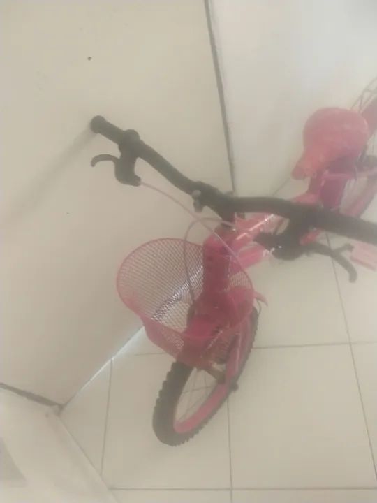 Bicicleta Infantil Rosa 16 Polegadas - Foto 2