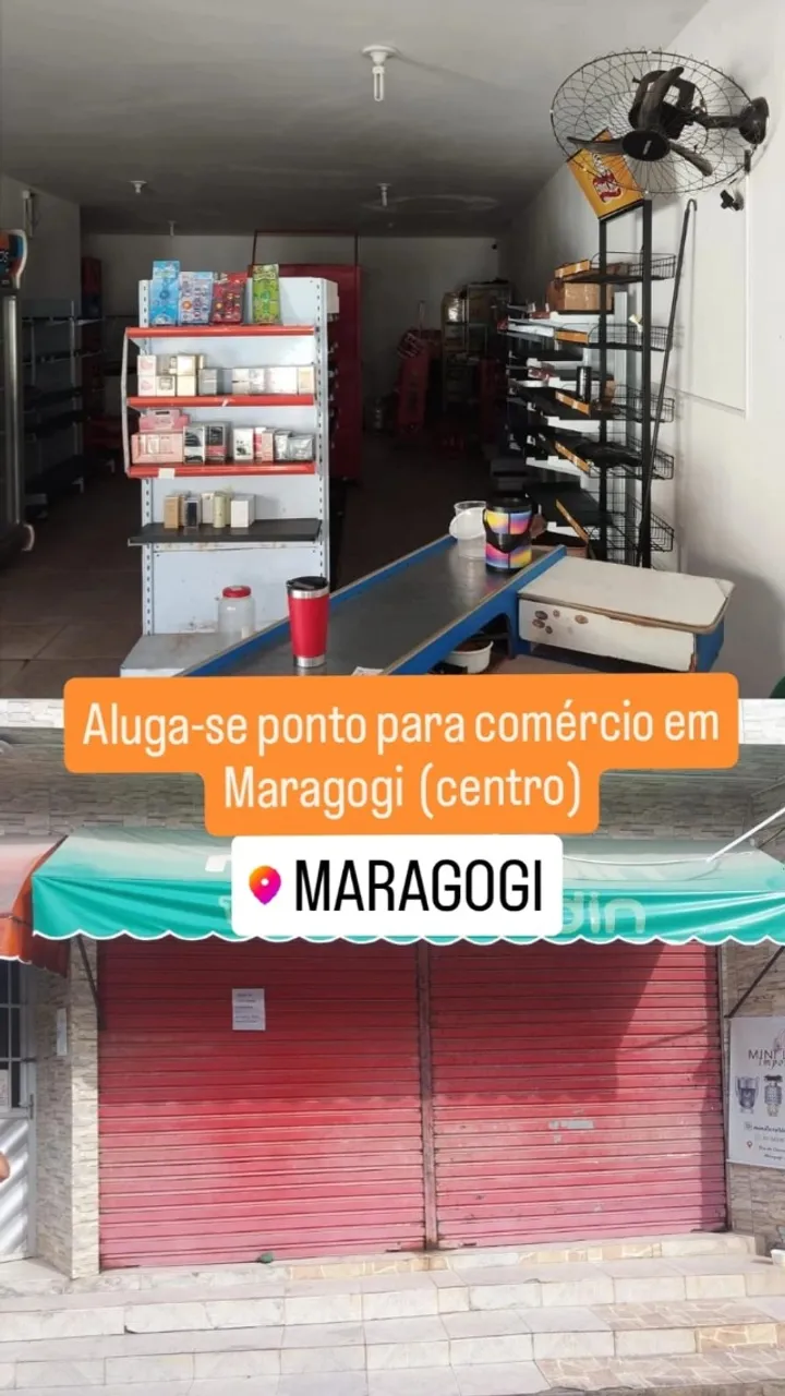 Ponto comercial no centro de Maragogi 50m2