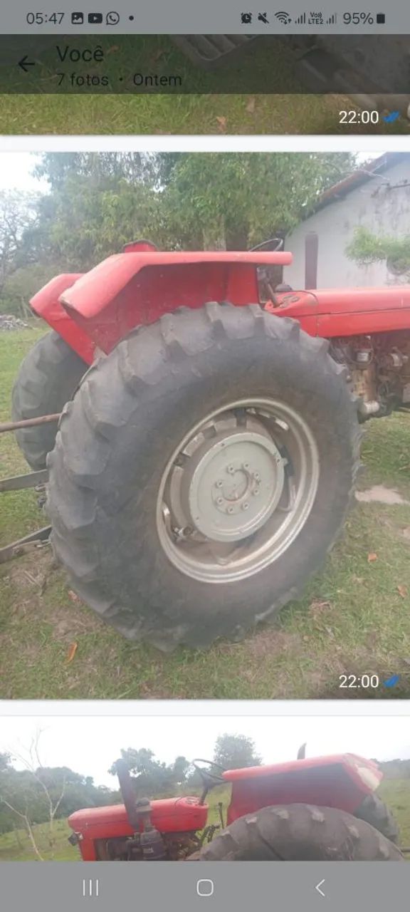 Trator massey Ferguso 95x no trab - Foto 2