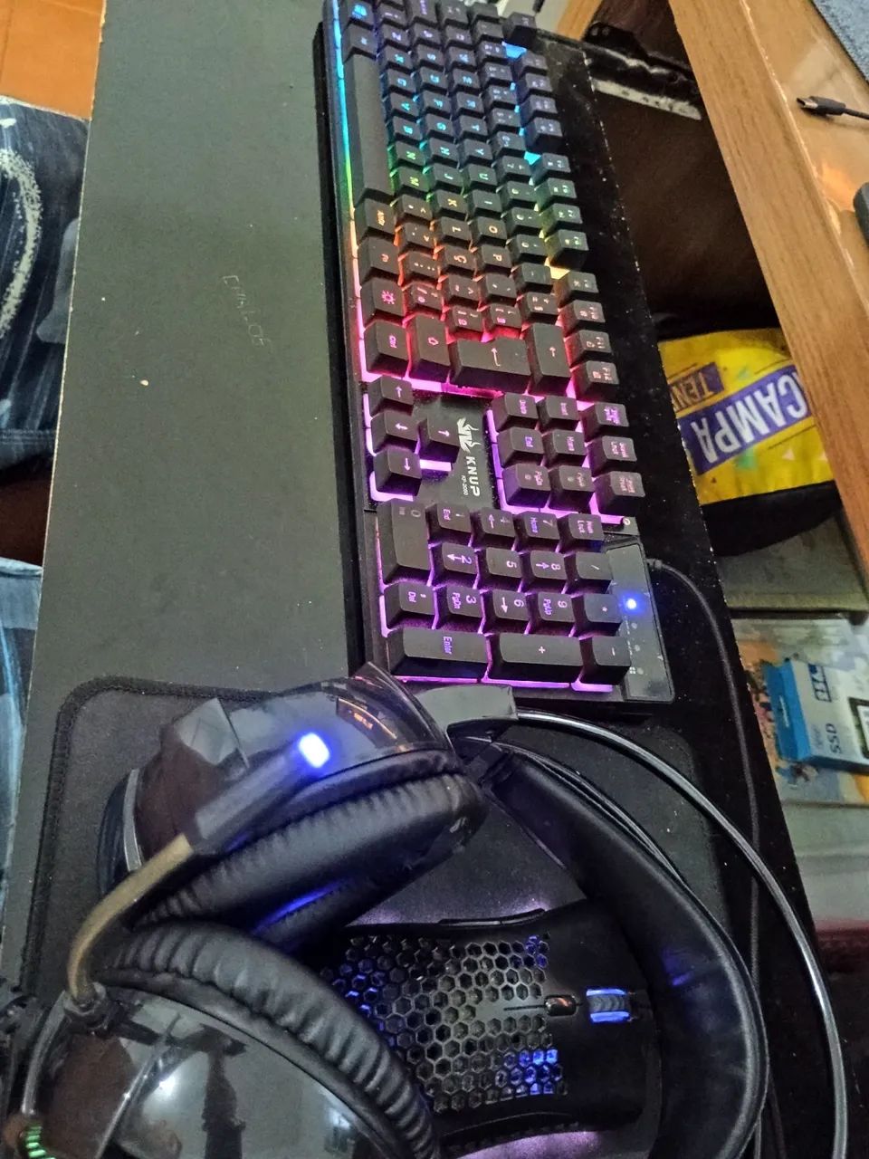 PC completo para lives com 2 monitores de 20 - Foto 2