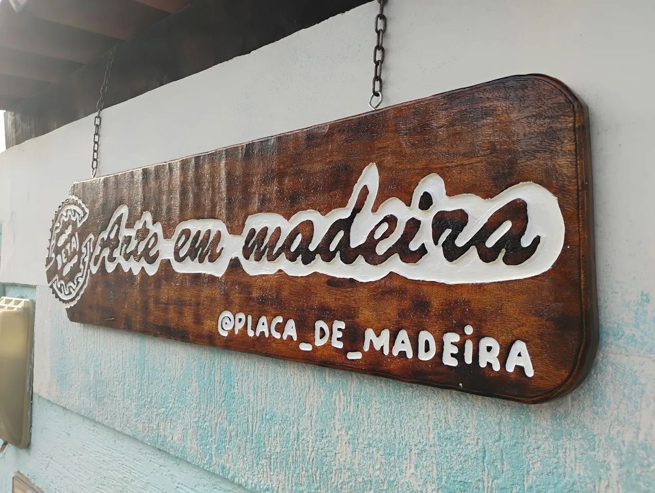 Placa de Madeira Rústica Personalizada  - Foto 5