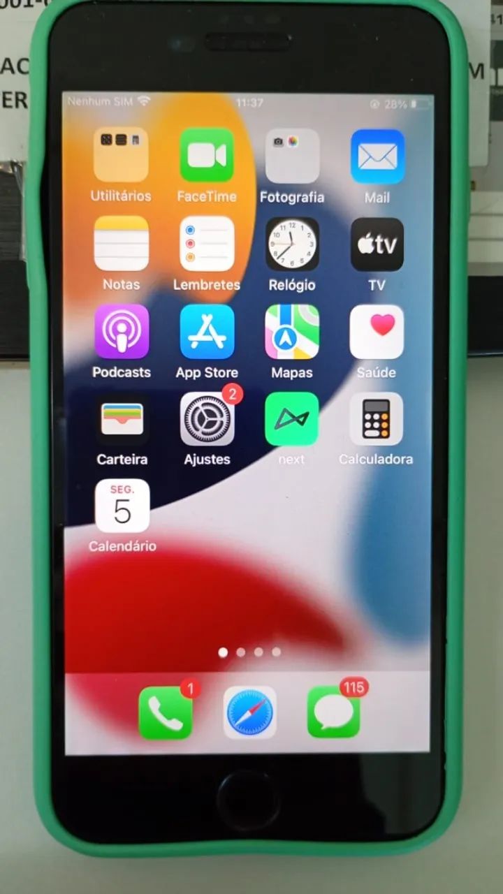 IPHONE USADO COM DEFEITO NA PLACA - Foto 2