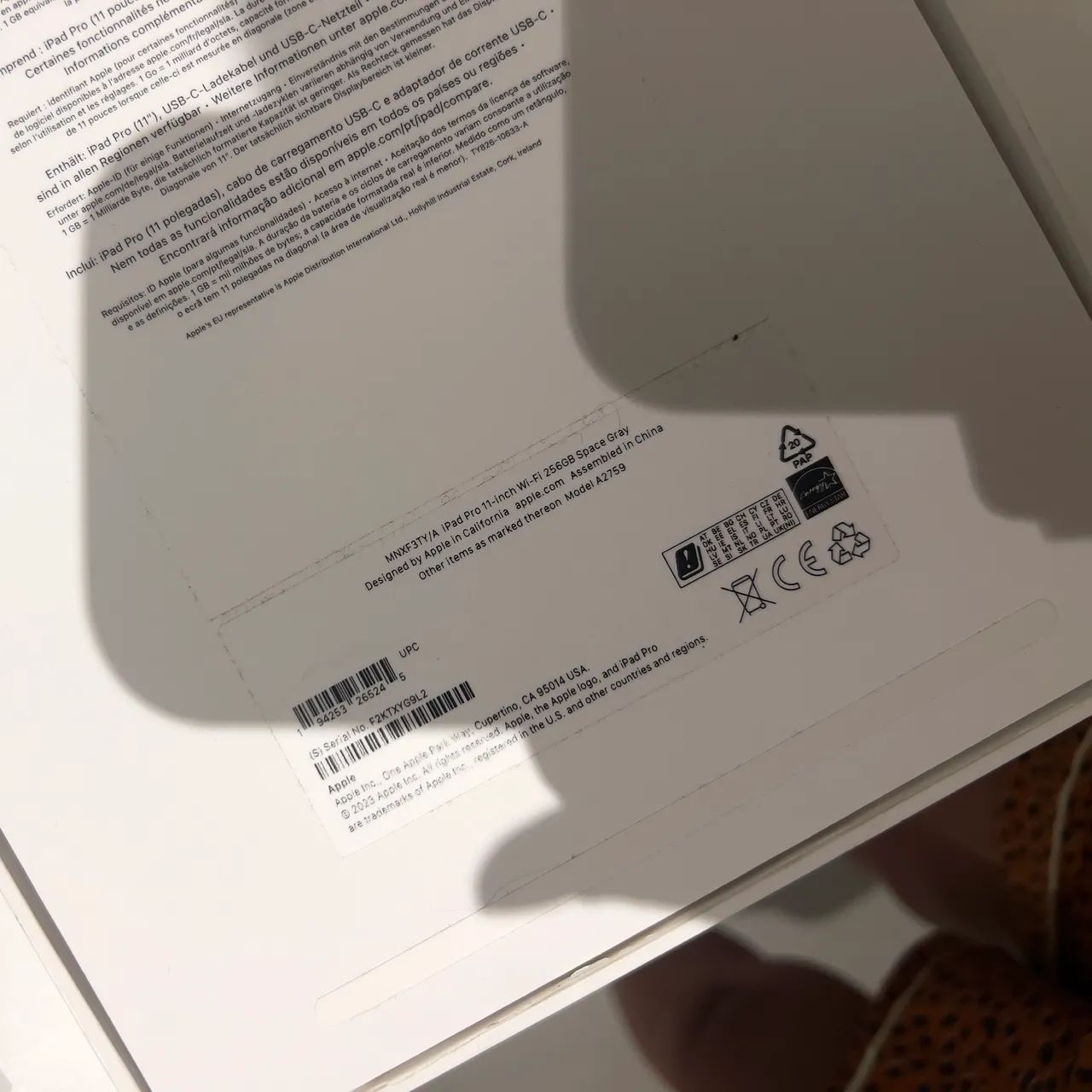 ¡Pad Pro 11 pol. 4 geração 256 GB + Apple Keyboard + Apple Pencil - Foto 4