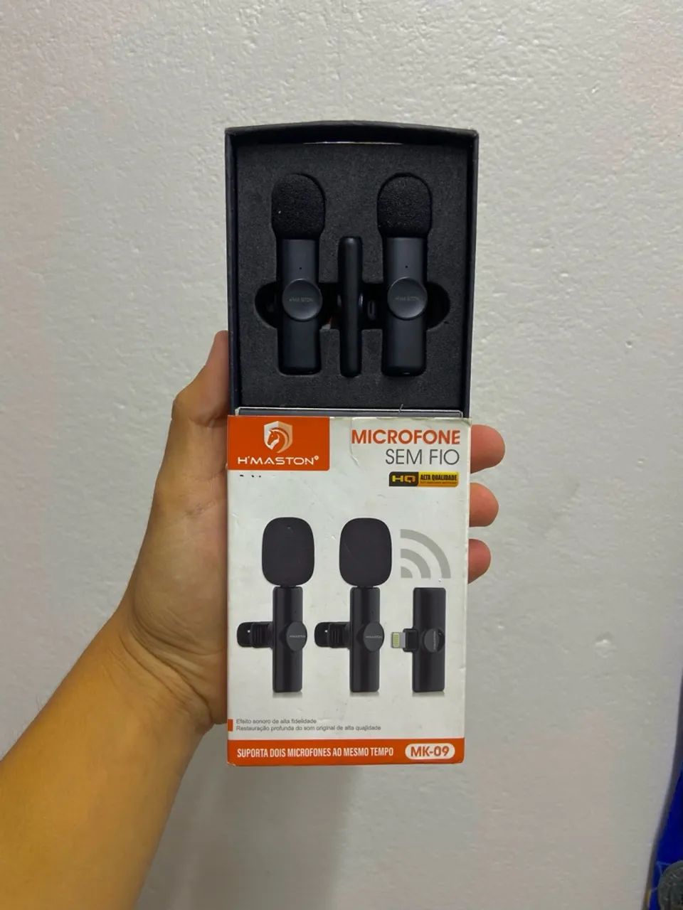 Microfone Sem Fio H'MASTON MK-09 ULTIMA INIDADE? - Foto 2