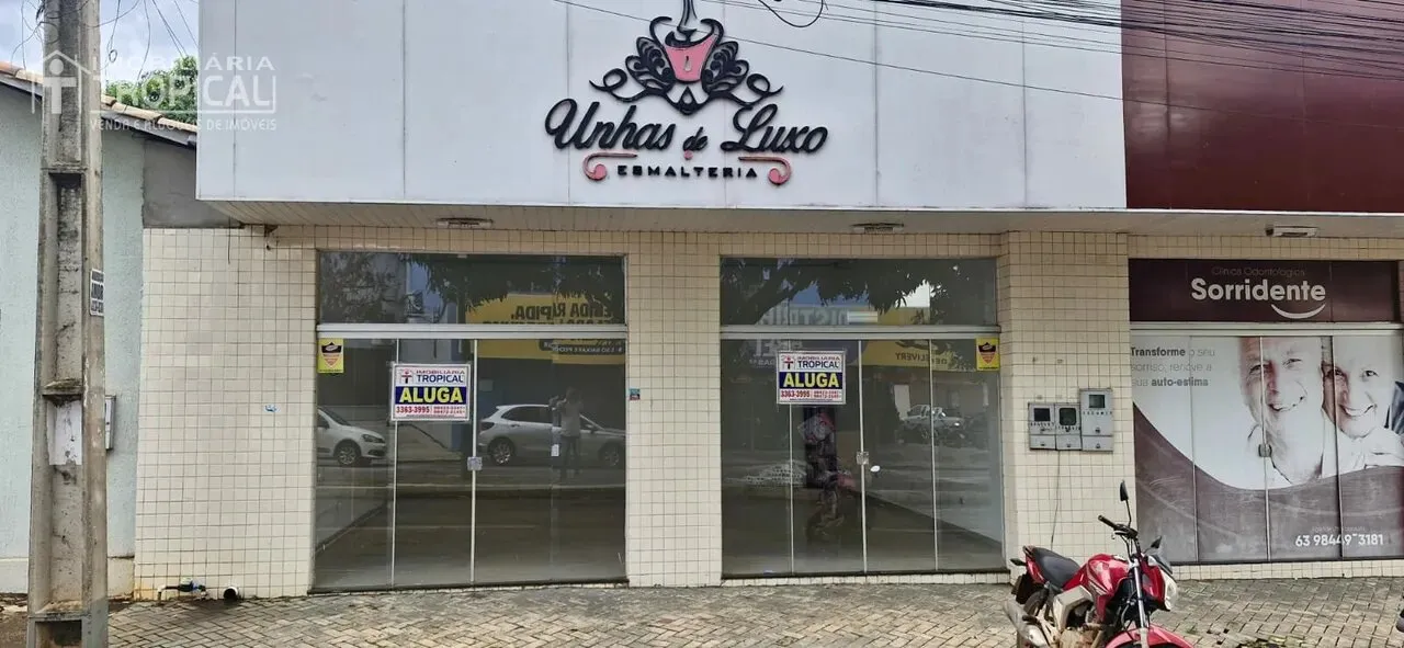 Aluga-se ponto comercial no centro de Porto Nacional-To.
