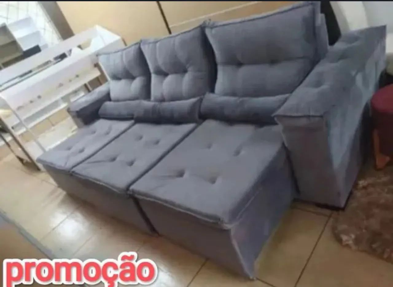 Sofá retrátil e reclinável 2,90  - Foto 5