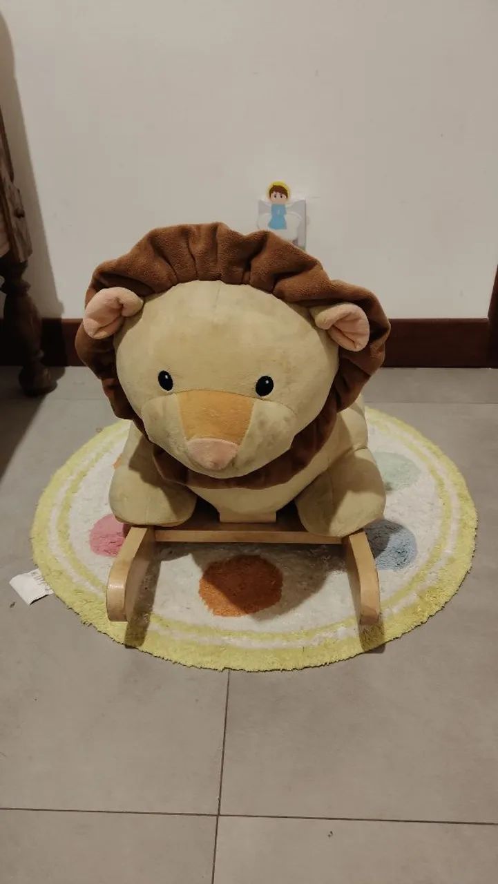 Cavalinho de pelúcia leão - Foto 2