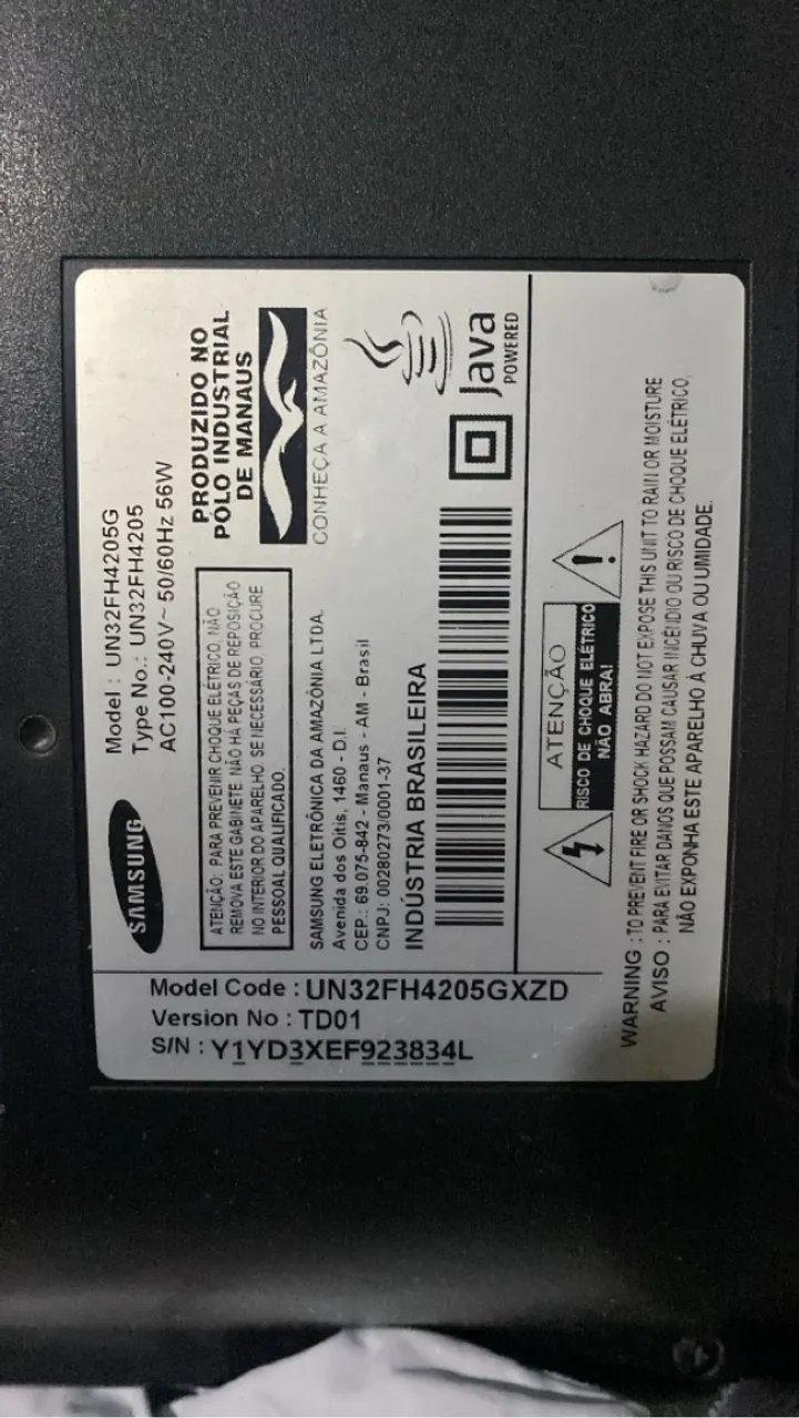 TV LED Samsung UN32FH4205G