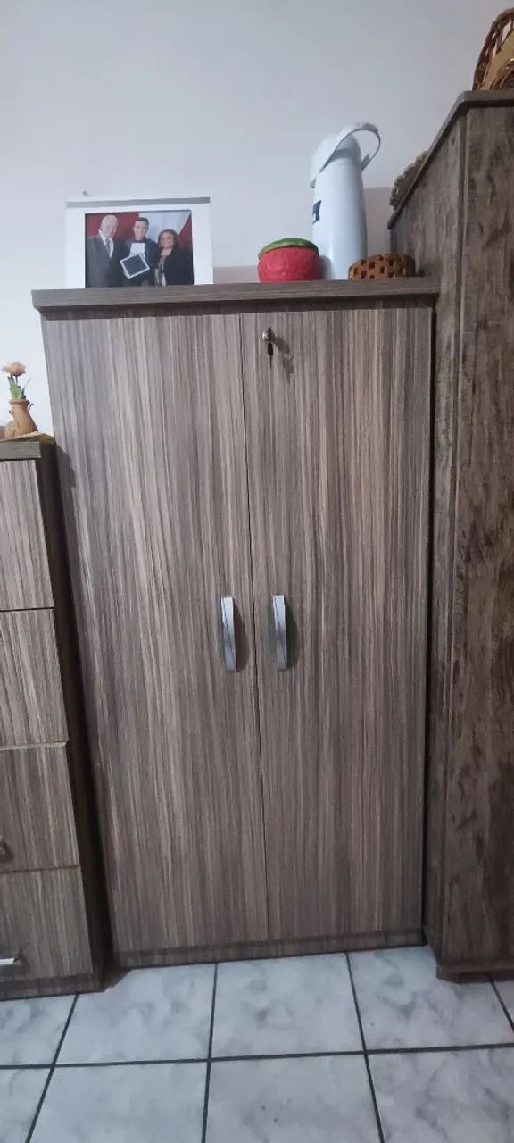Mesa de Escritório + Arquivo de Documentos + Armário  - Foto 5