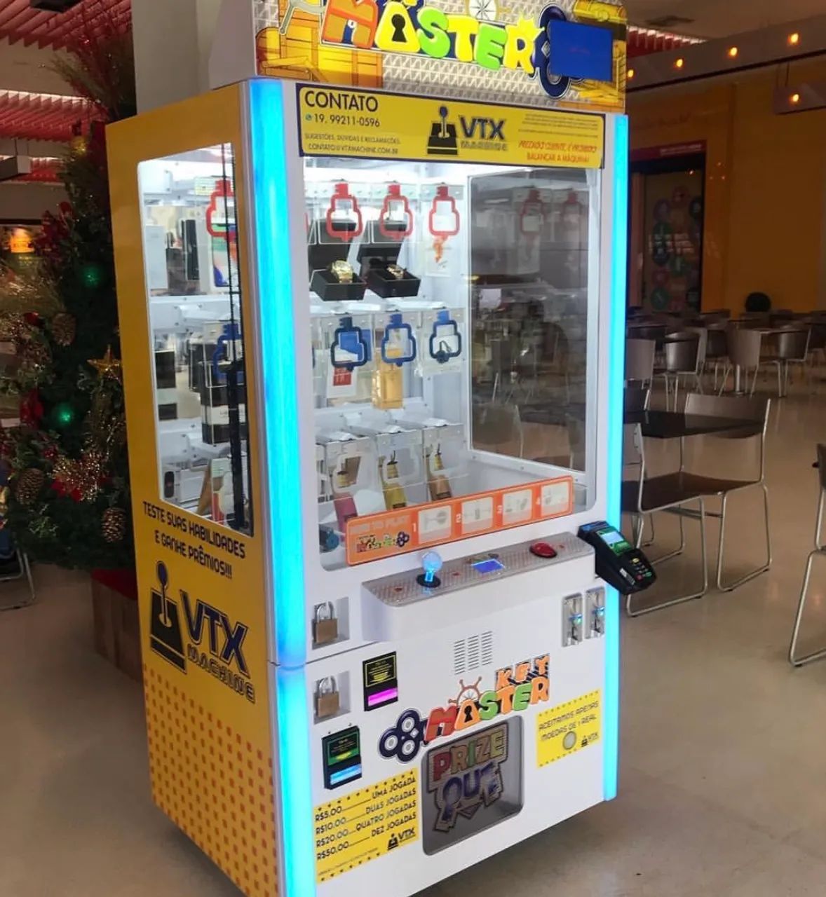 Máquina Key Master / Caça-Prêmios Automática - Diversão e Rentabilidade  - Foto 2