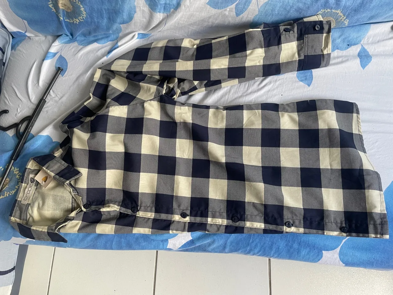 Camisa Xadrez Manga Longa