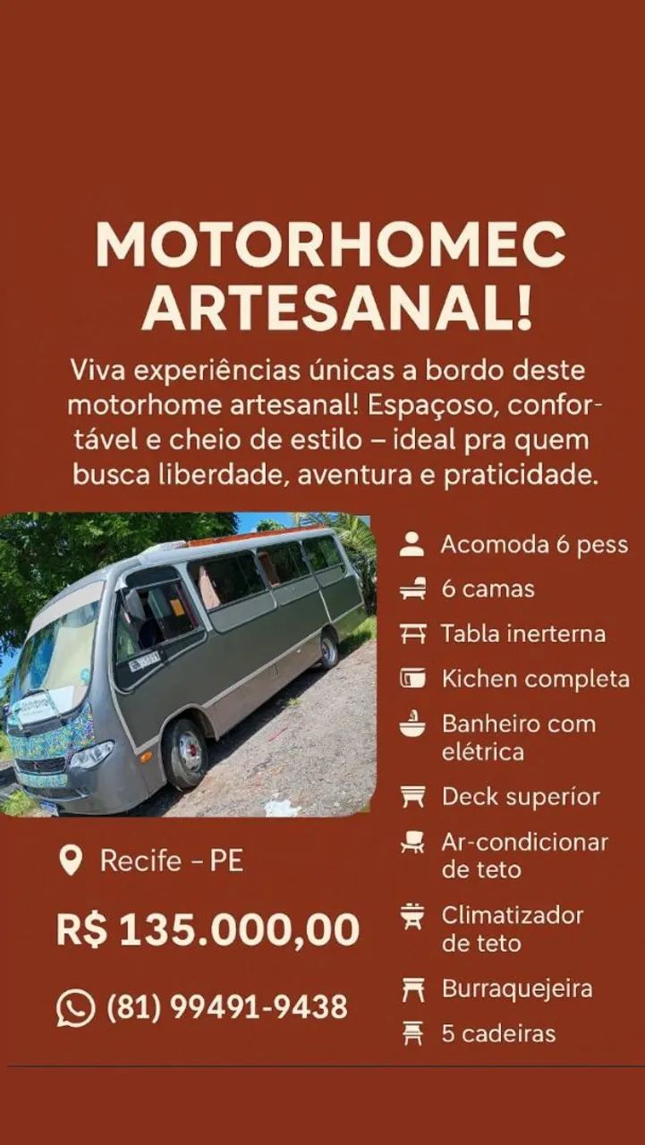 Motorhome microônibus 