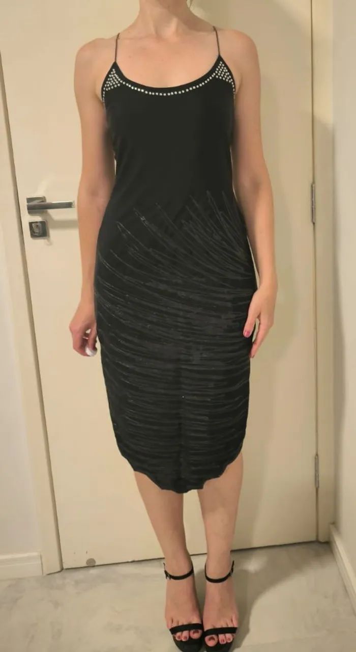 Vestido de festa preto - Foto 4