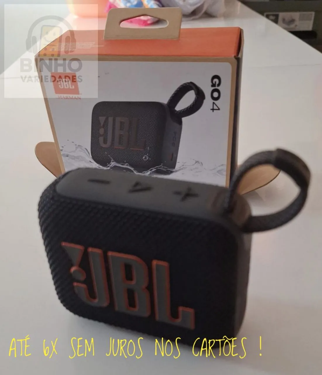 Caixa de Som JBL GO4 Original - Som Potente e Portátil