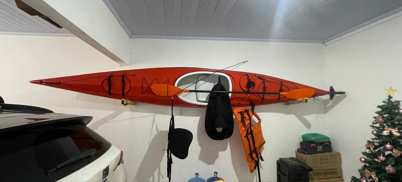 Caiaque (modelo garça) novíssimo ( uma vez na água) com construção impecável à venda. - Foto 4