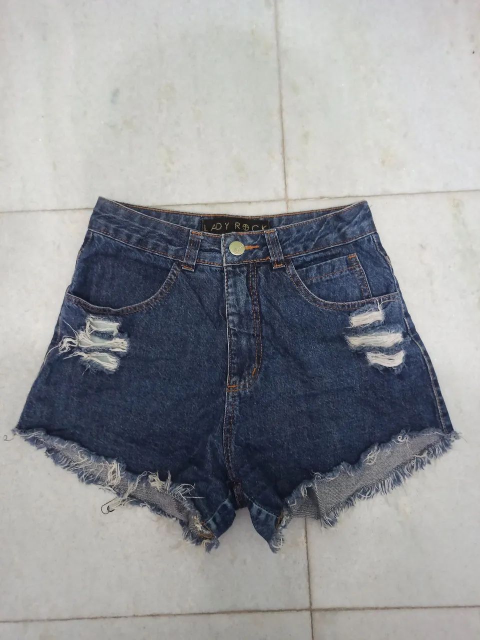 Short jeans feminino tamanho 38