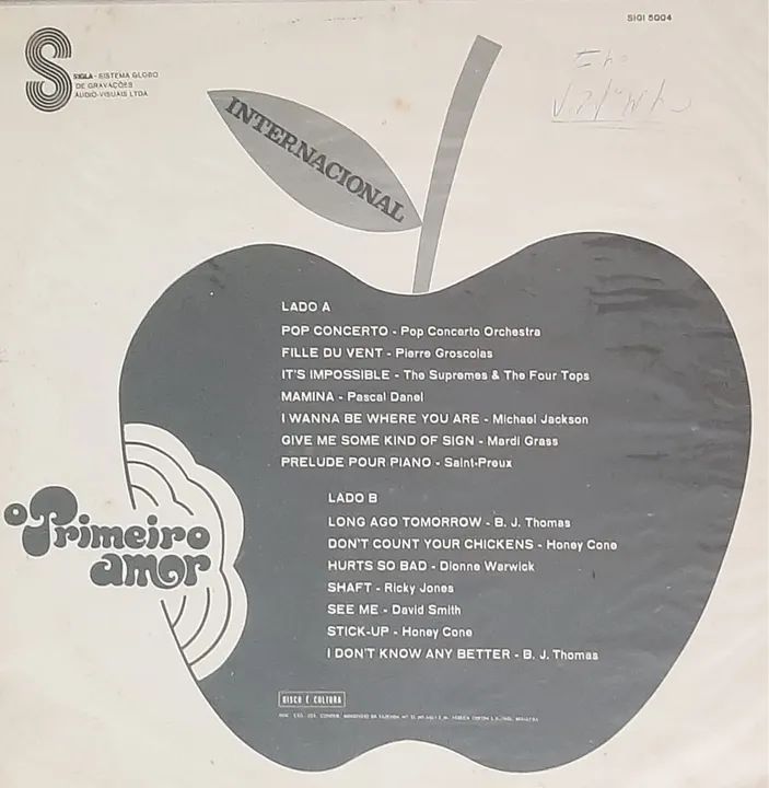 LP trilha sonora da novela O primeiro Amor - Foto 2