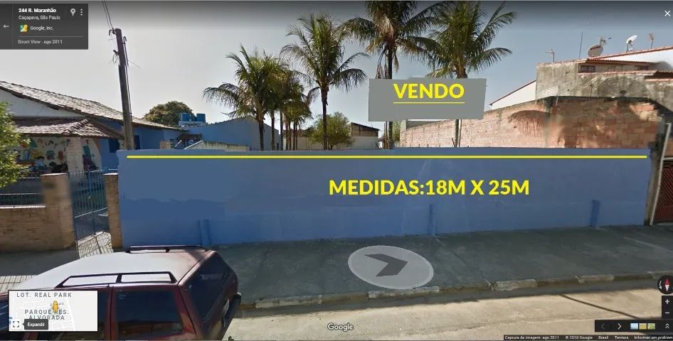 Lote 150m2 (6x25m) na Rua Maranhão - Parque Residencial Alvorada 