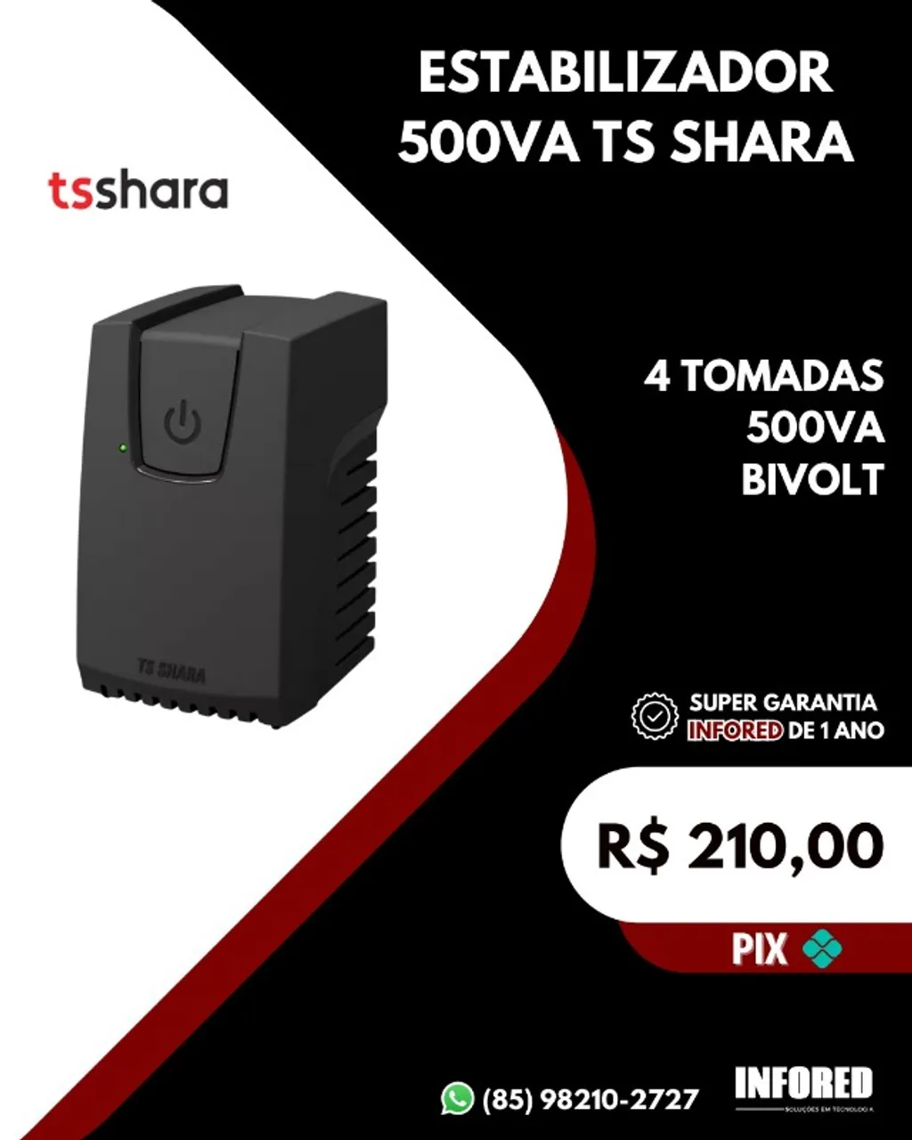 Estabilizador 500VA TS Shara