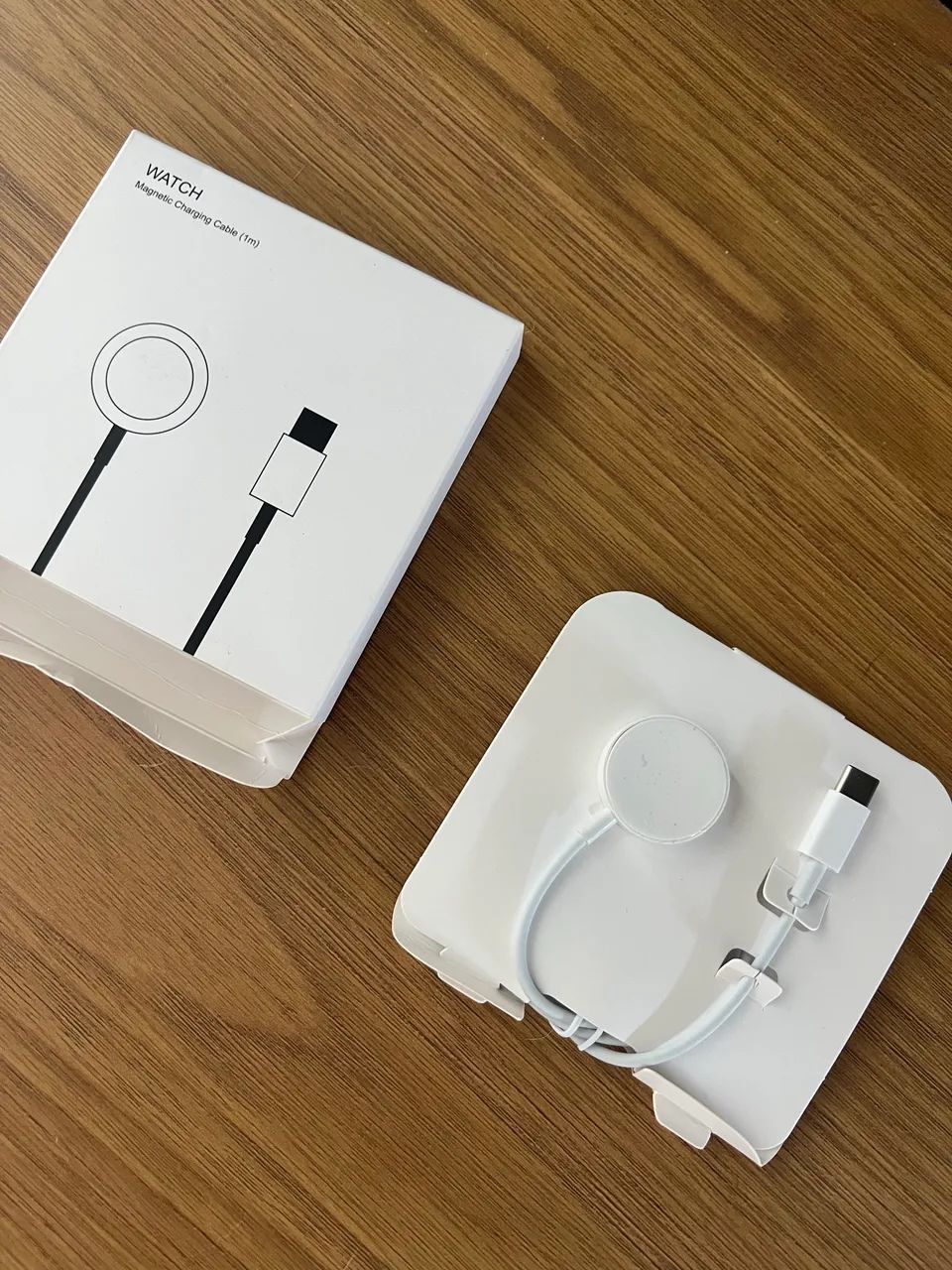  Carregador Por Indução Smartwatch Turbo, Cabo De Indução Magnético Sem Fio  - Foto 2