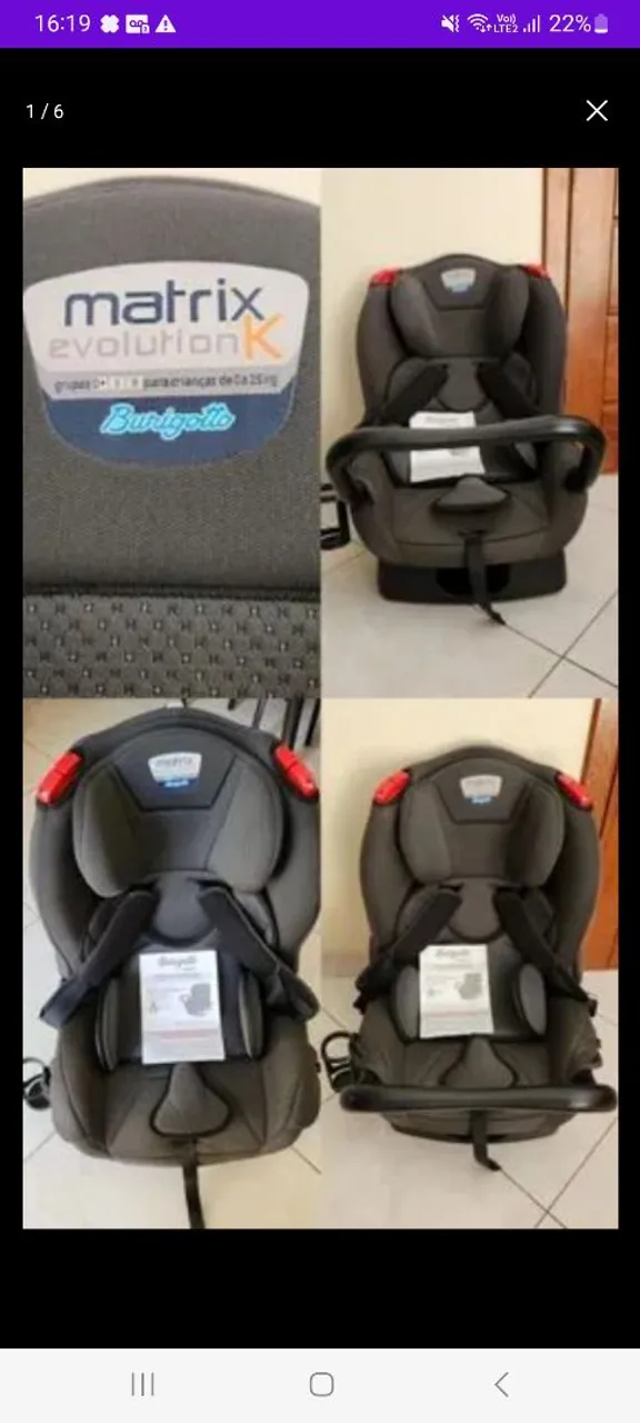 Cadeirinha Matrix Evolution K Burigotto