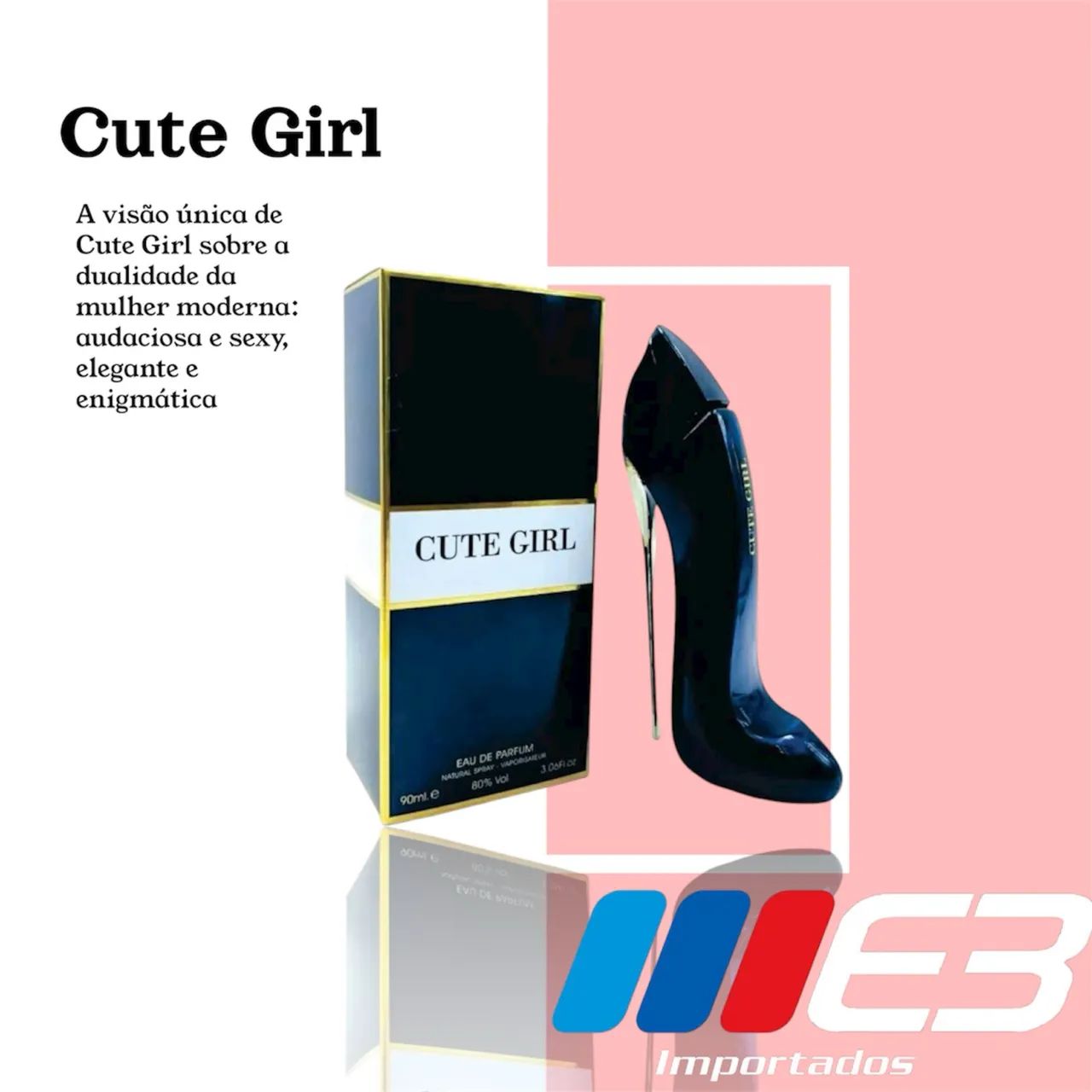 Perfume Cute Girl By Mega Collection 90 Ml Beleza e Cuidados