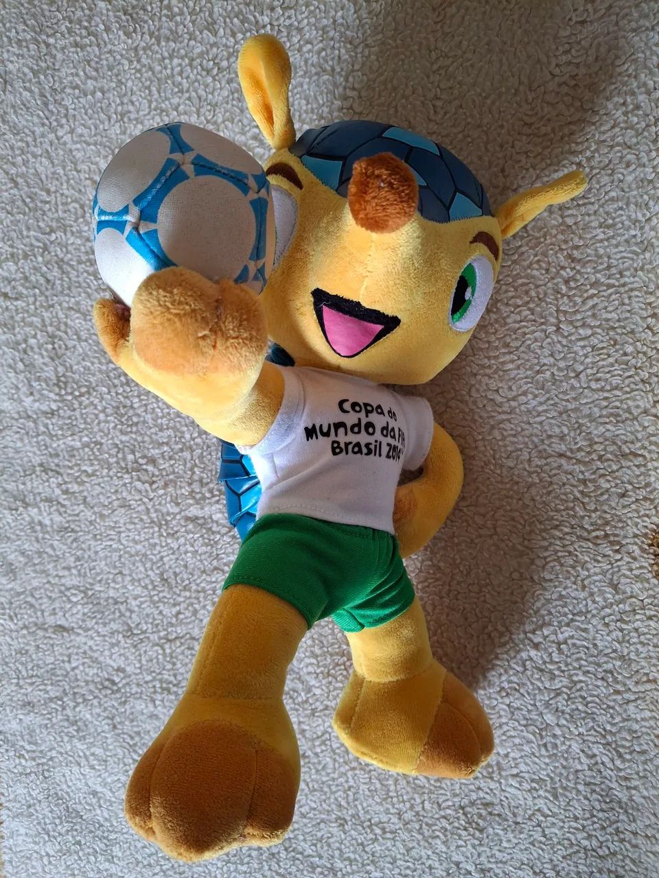 Pelúcia Fuleco - Copa Mundo Brasil 2014 *USADO - Foto 2