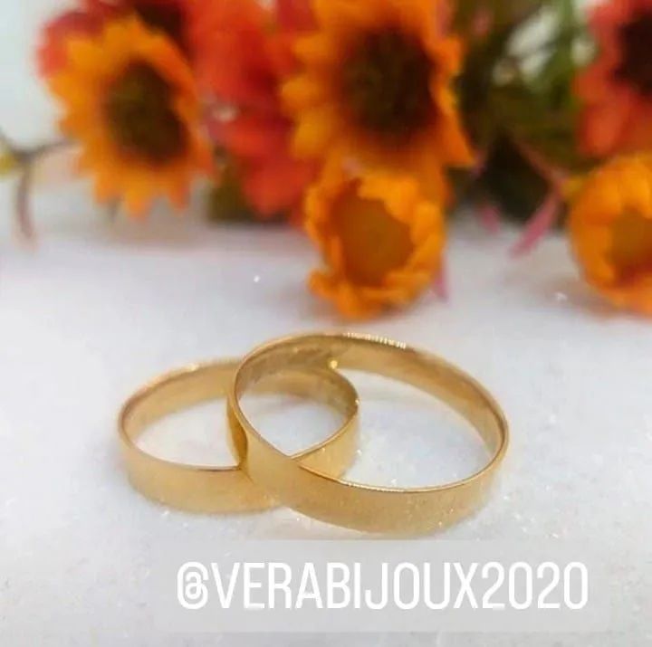 PAR DE ALIANÇAS NOIVADO E CASAMENTO  - Foto 2