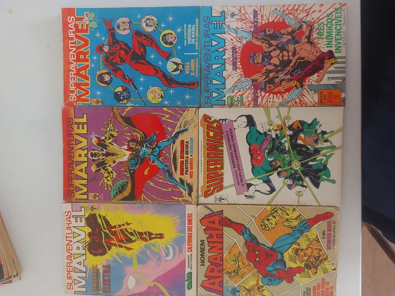 Quadrinhos Marvel Superaventuras e Superamigos