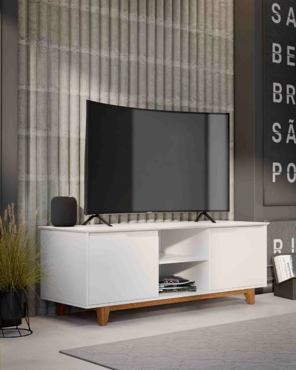 Rack belíssimo, sofisticado e fino acabamento - Foto 4