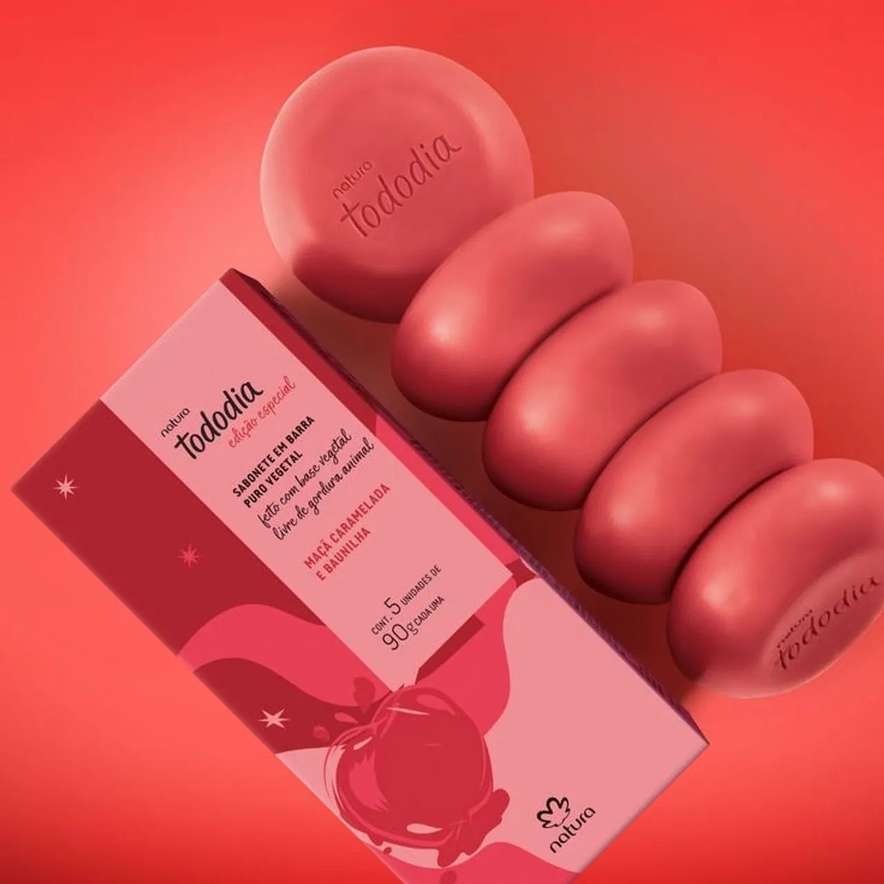 Sabonete em barra maçã caramelada e Baunilha  - Foto 2