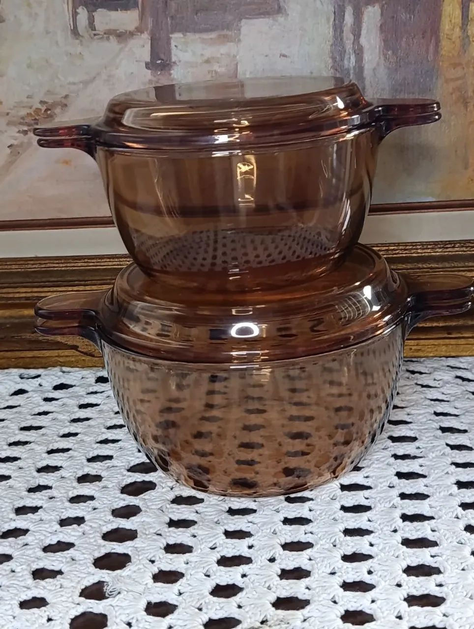 Caçarola vision como novas <br>2.5L.   200,00.        1.5L.   170,00