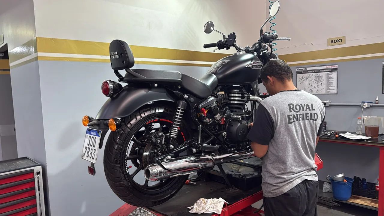 Super Meteor 350 Preta Impecável - Foto 4