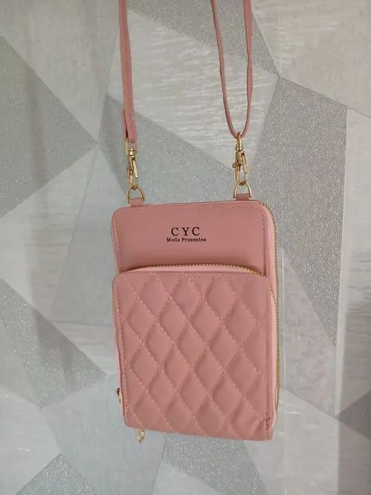 Bolsa de Ombro Rosa - Nova - Foto 2