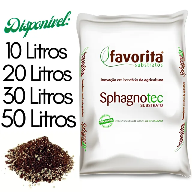 Substrato Inerte Para Cultivo Turfa + Perlita Sphagnum (50%-50%) pH5,8 EC0,3 - Lupa