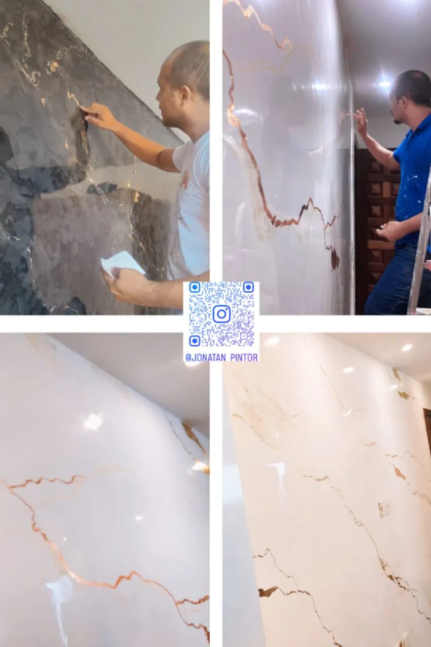 Pintor Profissional - Especializado em marmorizado, cimento queimado... - Foto 5