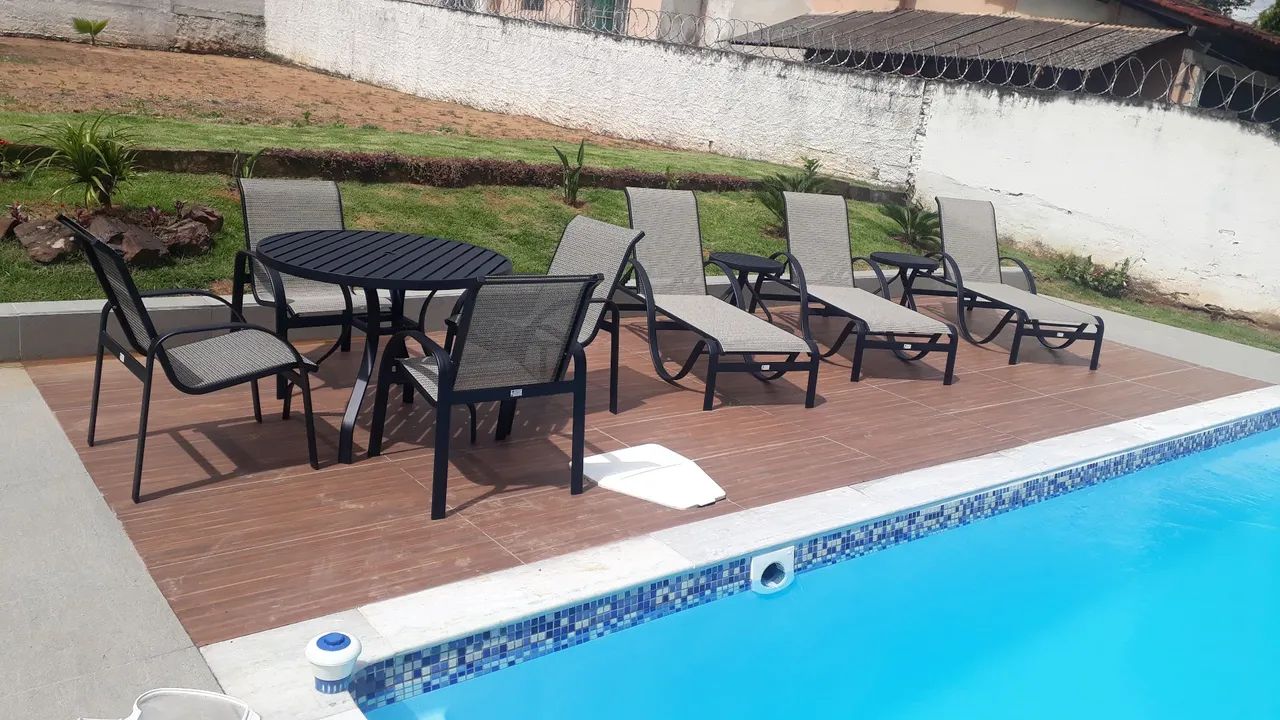 Conjunto de cadeiras com espreguiçadeiras  para área externa - Foto 5