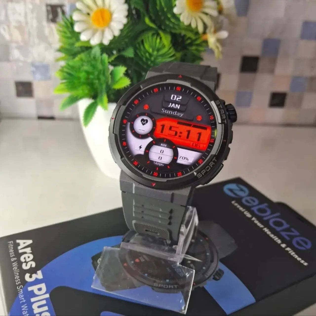 Smartwatch Zeblaze Ares 3 Plus | Lacrado - Foto 3