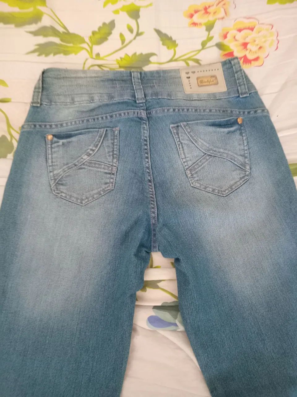 Calça Jeans Azul Feminina - Foto 2