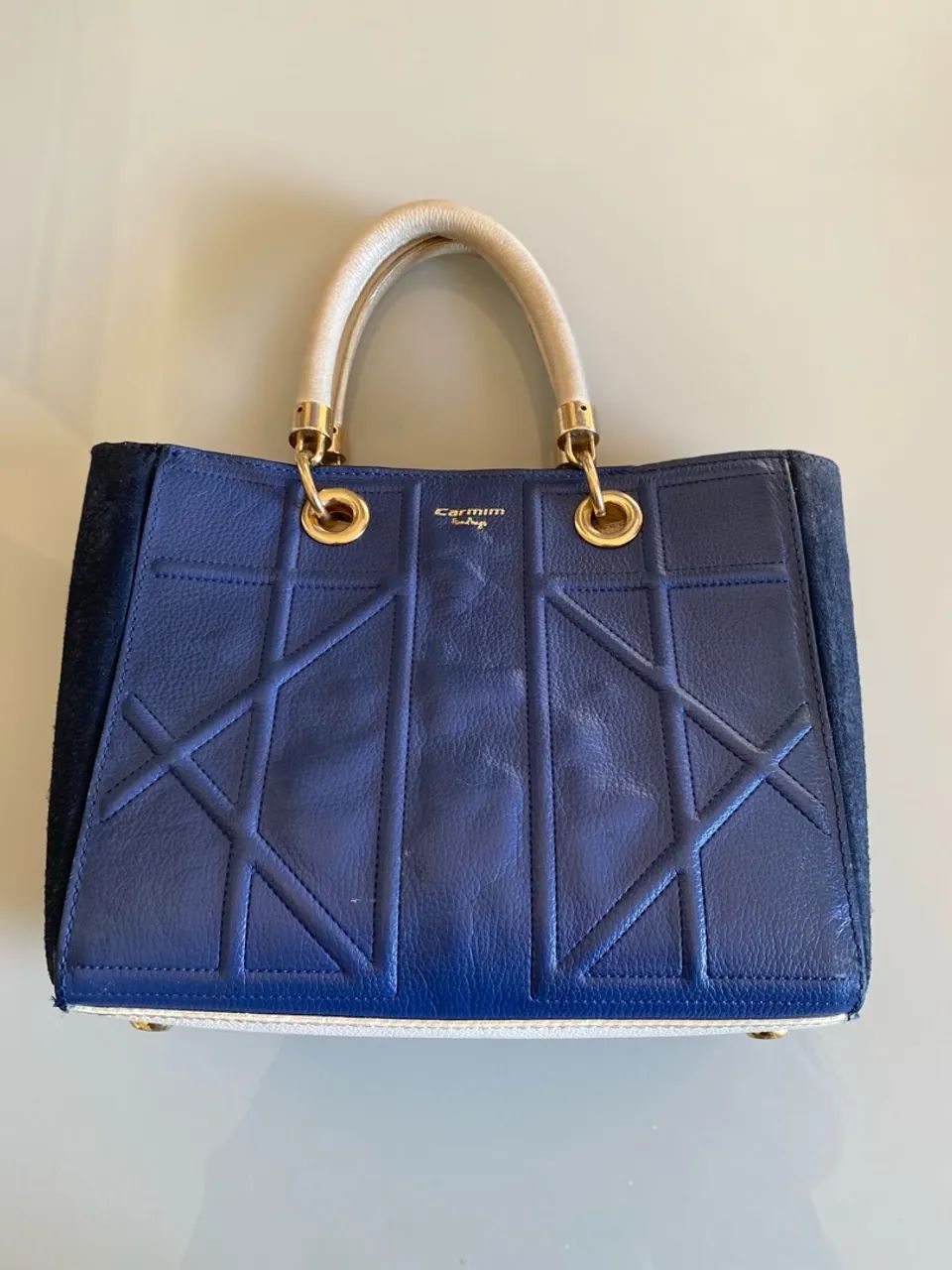 Bolsa Carmin Blue
