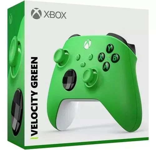 Controle Xbox Series S/x Xbox One Velocity Green Verde Original - Loja Natan Abreu