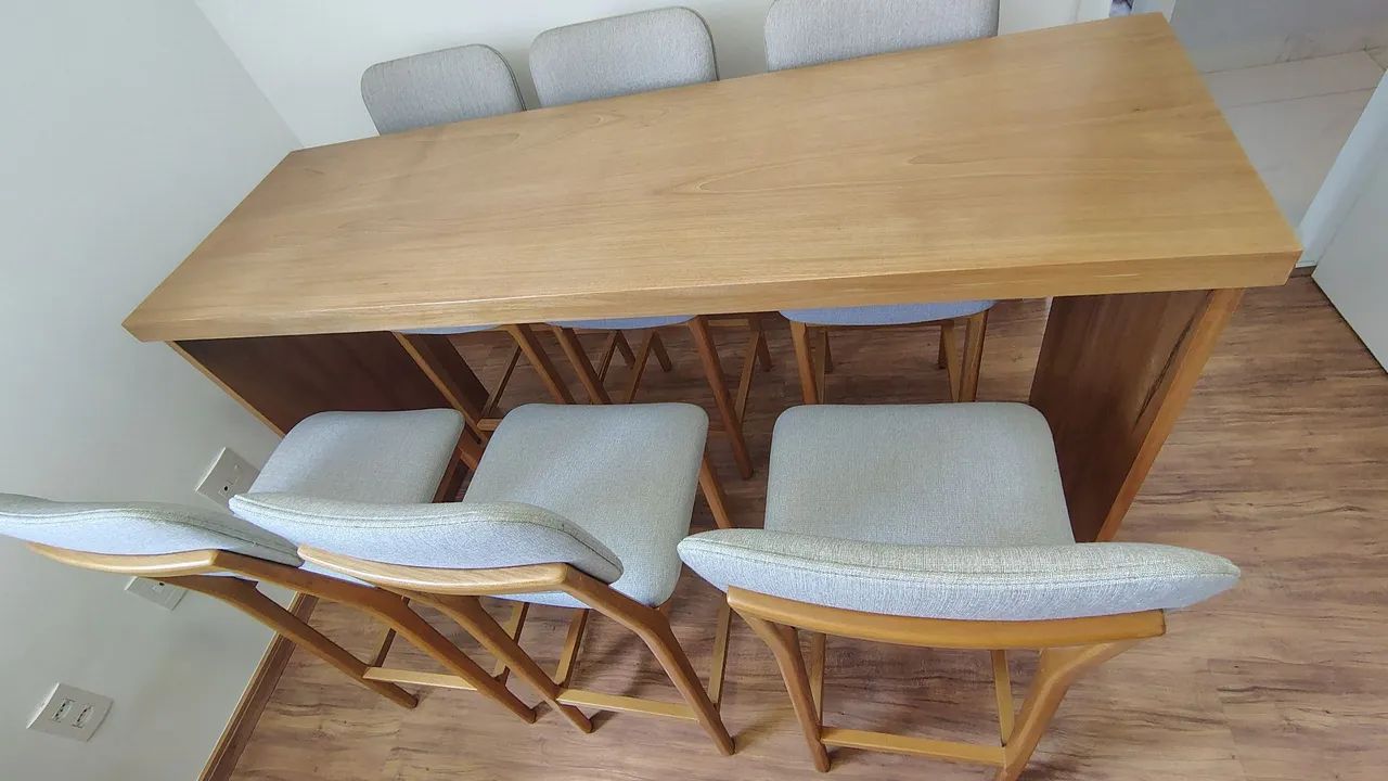 Solid Wood Table with Benches64861632337794121